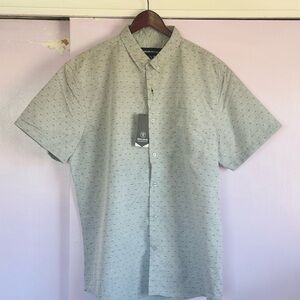 Men's Casual Gray Button Down Shirt